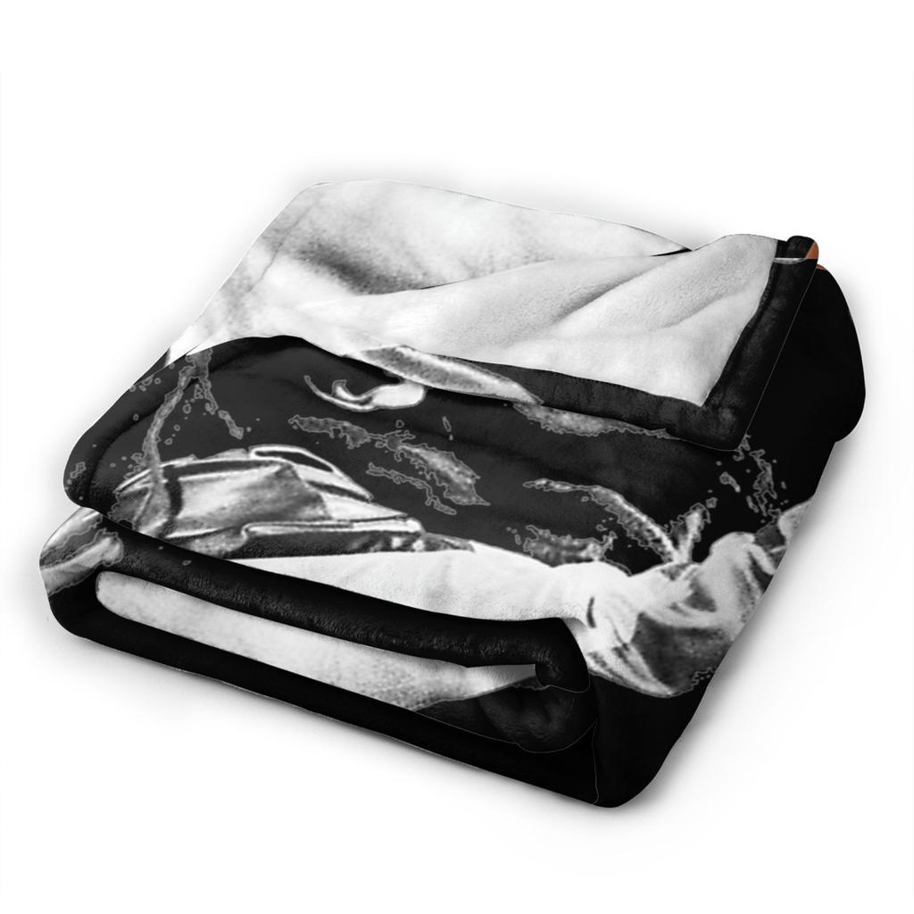 Bob Marley Reggae Ajax  Fleece Blanket Rasta Music Creative Throw Blankets for  Sofa Bedding Lounge Rug Piece,