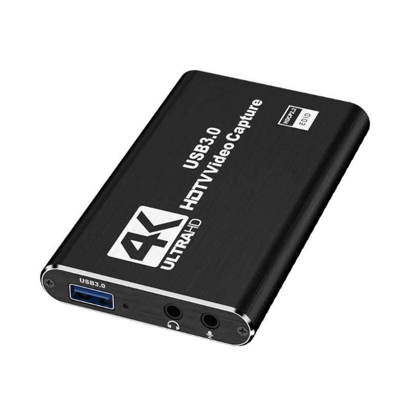 

4K Video Capture Card USB 3.0 to HDTV Video Grabbers Recorder for Game Camcorder Camera Recording Live Streaming 1
