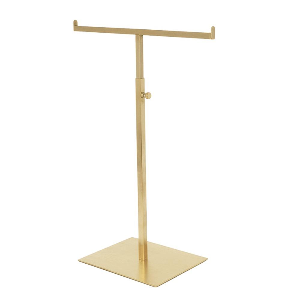 Stojak na torebki ze stali nierdzewnej Złoty Srebrny Regulowana wysokość Uchwyt na portfel Stojak Metalowe podwyższenia do ekspozycji Wieszak na jedwabne szale/opaski na głowę