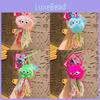 Adorable Plush Dopamine Elf Ball Keychain Cute Cartoon Bag Charm Ideal Gift