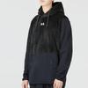 Under Armour Journey Fleece Hoodie Long Sleeve Solid Color Sweatshirt Men Tops Black 1373874-001