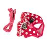 Dog Harness Leash Adjustable Escape Proof Breathable Safe Dots Design Puppy Vest Belt for Walking Training