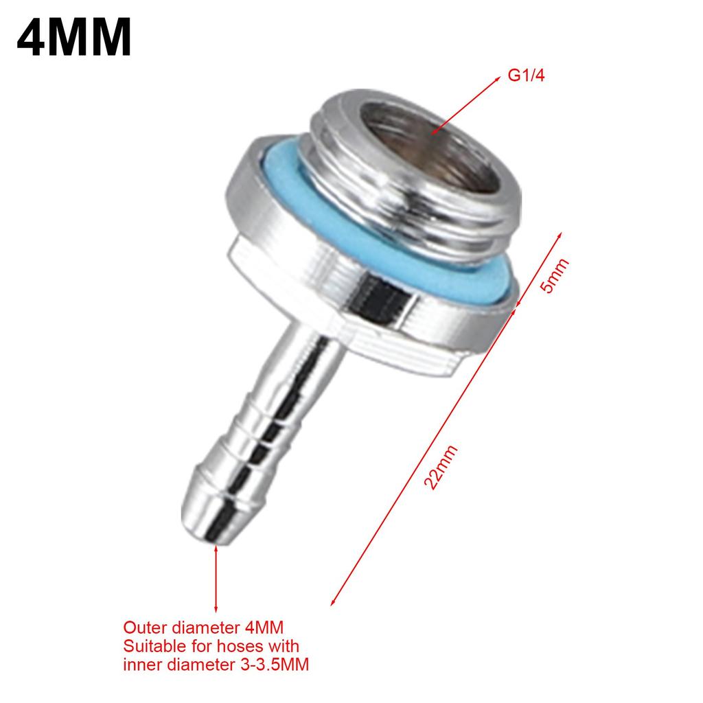 Hose Pagoda 4/6/7.2/9/11/14mm Brass Fitting G1/4 Thread