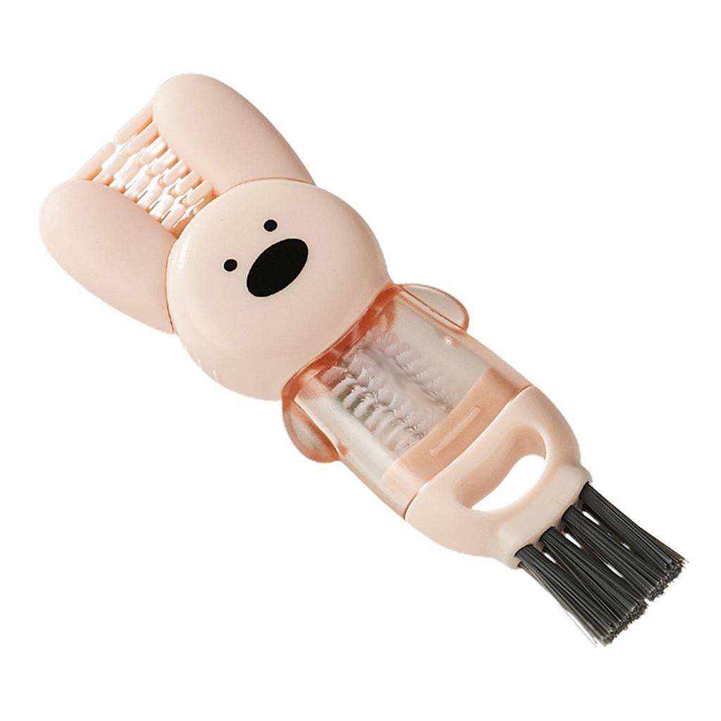 Tassen-Deckel Reinigungsbürste 4 In 1 Tragbare Multifunktionale Flaschenmündung Kappen Tassenbürste Becher Wasserflasche Reinigungsspaltbürste