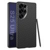 Suitable for Samsung S25Ultra Mobile Phone Case Carbon Fiber Leather Mobile Phone Case S25u Matte Advanced Sense Protection Case