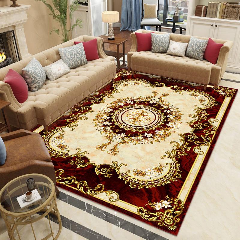 European Style Living Room Carpet Coffee Table Floor Mat Bedroom Bedside Carpet