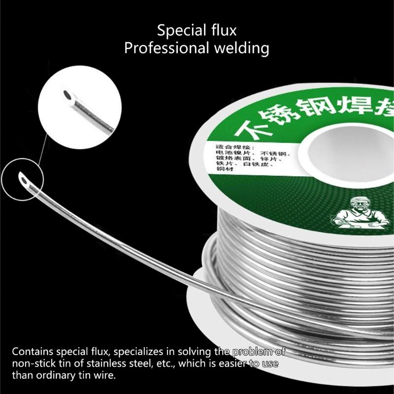 Solder Wire Tin Lighter Soldering Low Melting 1.0mm Rosin Core Flux 2.0% 20g/50g/100g