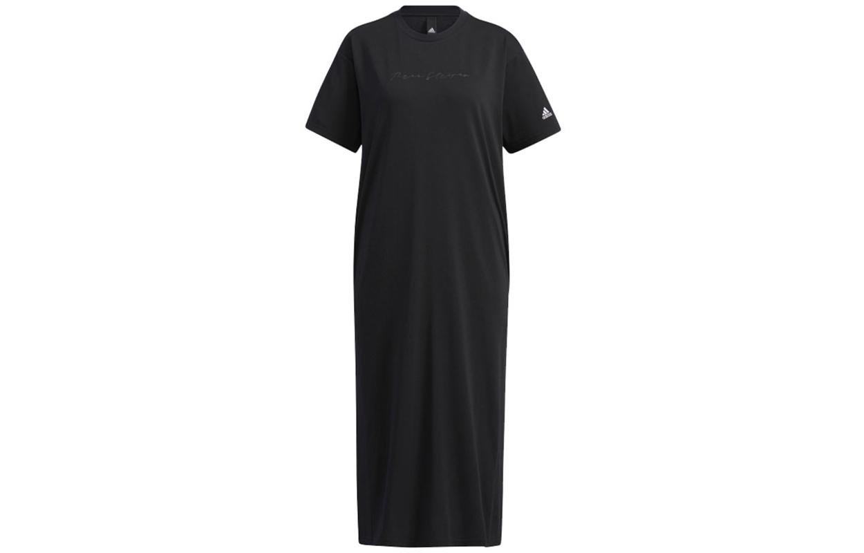 Adidas Short Sleeved Dress Women s Black GV1848 M
