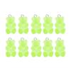 10pcs Resin Candy Color Bear Charms Pendant Beads for Necklace Bracelet Jewelry Making