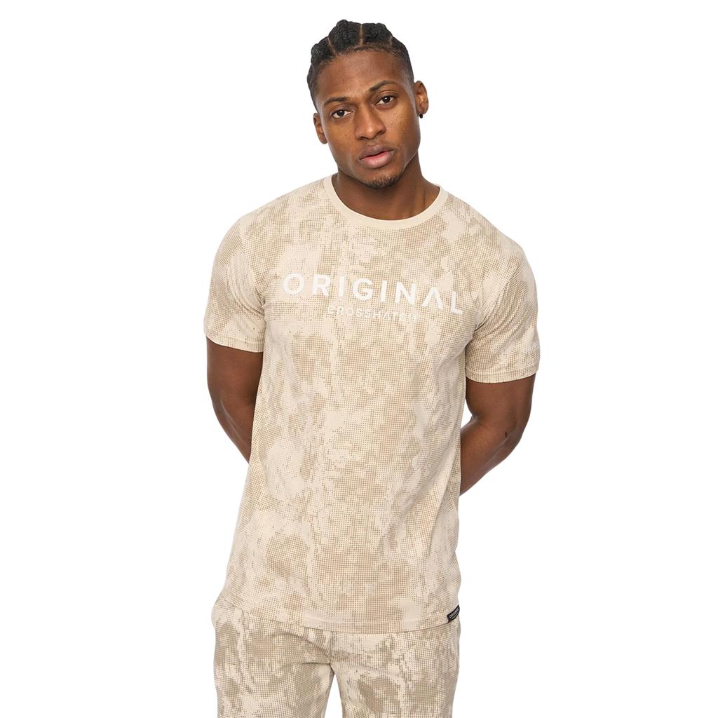 Crosshatch Mens Bardon Camo T-Shirt
