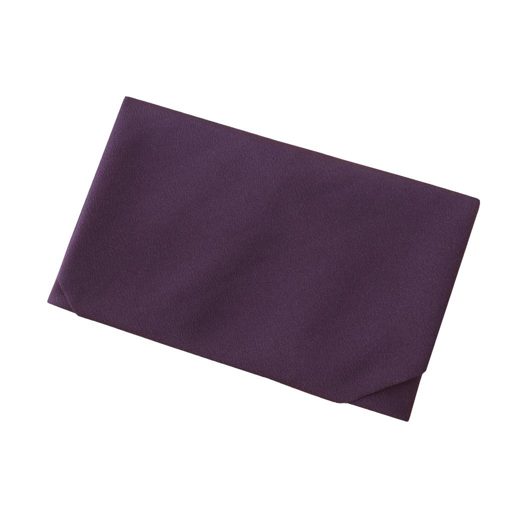 Osaka Choseido Fukusa with Suitable for Men and Suitable for Celebrations and Made In Japan with Toray Sillook Chirimen Purple (Cloth Cloth) Stand,