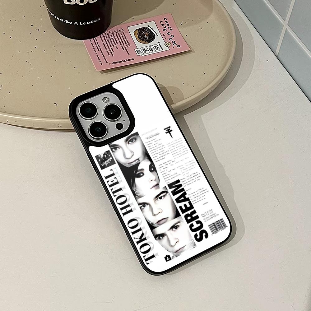 

Чохол для телефону T-tokio Hotel для iPhone 17 16 15 14 Air 13 12 11 Pro Max Mini Plus Fundas Оболонка PC+TPU Покриття iPhone 12 Pro Max