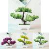 High-quality Realistic Artificial Bonsai Pine Tree Pot Plant For Elegant Home Decor