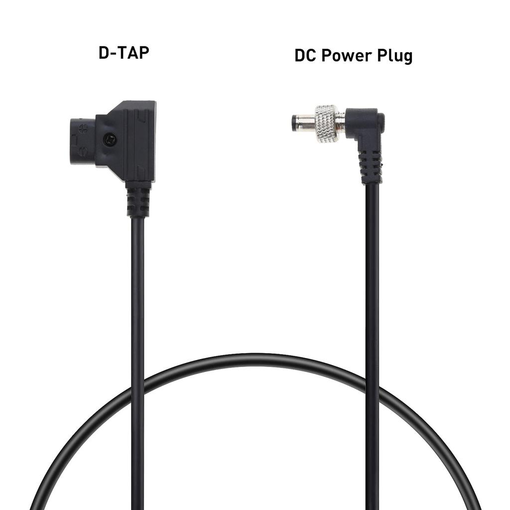 D-Tap To DC2.1/DC2.5 Cable Locking Power Cable Angle D-Tap for Atomos Video Assists Monitors Lectrosonic Receiver