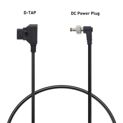 D-Tap To Locking DC2.1mm DC2.5mm Monitors Power Cable Right Angle Cable Suitable for Atomos Video Assists Monitors