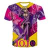 Sommer heiß verkaufendes modisches Herren 3D-gedrucktes Anime-Abenteuer T-Shirt kurzärmeliges cooles T-Shirt