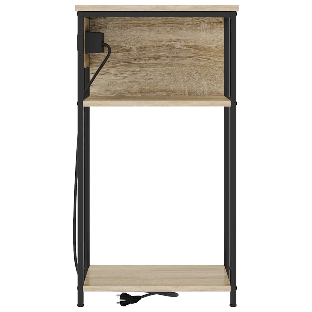 Nightstand Sonoma Oak 41 x 28 x 76 cm Particleboard