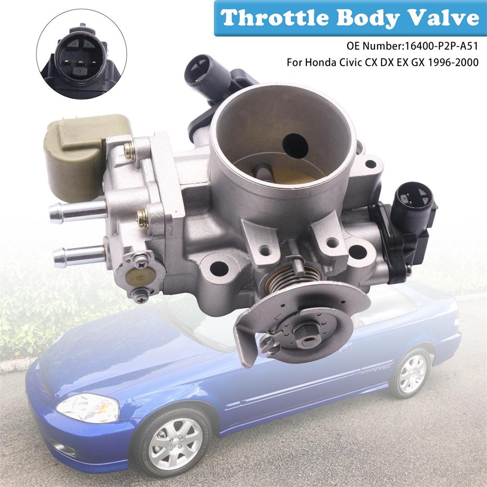 Throttle Body Assembly 16400-P2P-A51 For Honda Civic CX DX EX 1996-2000