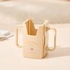 Easy-Use Juice Pouch Box with Adjustable Baby Cup Holder and Anti-Squeeze Tray