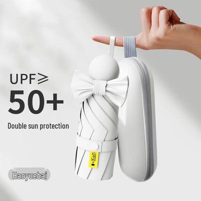 Nanqiao Mini tragbarer 5-fach Kapselregenschirm