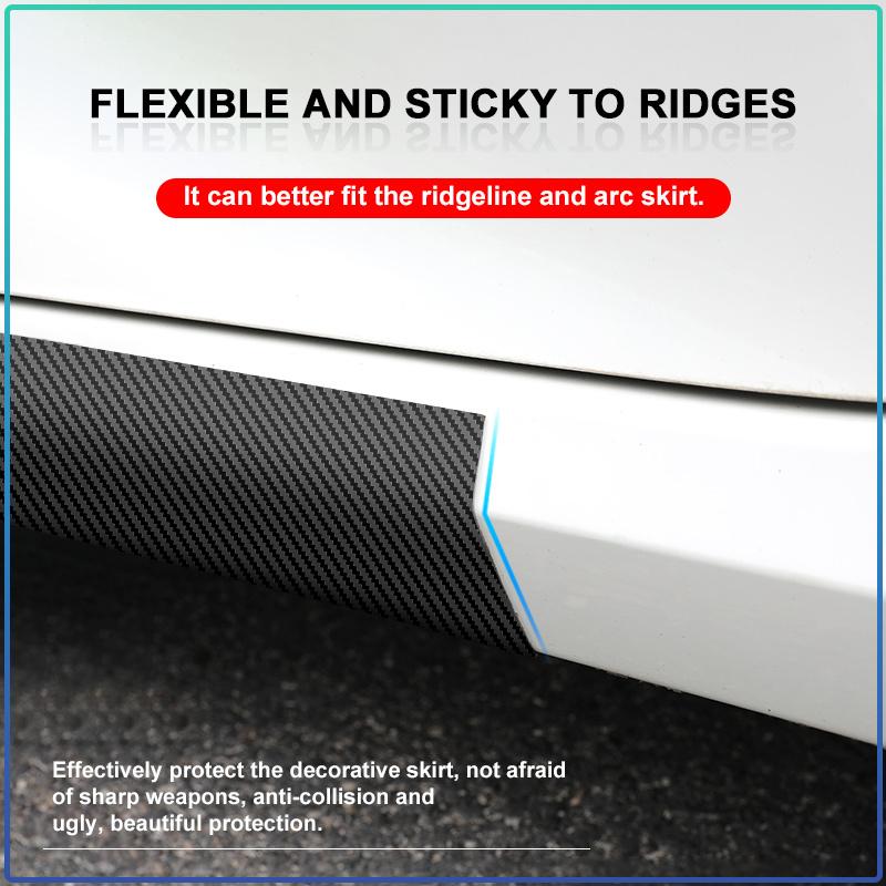 2pcs Carbon Car Door Side Skirt Sill Stripe Sticker Decals Styling For Nissan GTR X-trail Tiida Qashqai J10 J11 Leaf Kicks Versa Teana Skyline Almera