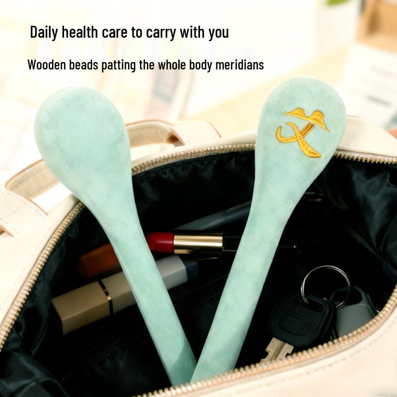 Wooden Multifunctional Meridian Massage Stick for Back and Body Tapping