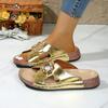 Fashion Women Slippers Platform Slip On Sandals Summer Outdoor Designer Shoes Metal Buckle Comfortable Platform Slippers Slides Women