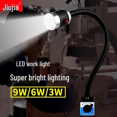 LED Maschinenwerkzeug Arbeitsleuchte – CNC Drehmaschine Schlauch Magnetischer Schwanenhalsleuchte 24V/220V