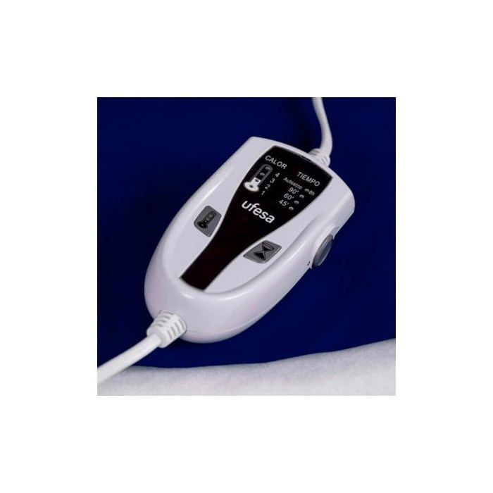 Coussin chauffant électrique - ufesa - flexy heat n4 - 100w - 70x46 cm - 4 niveaux de température