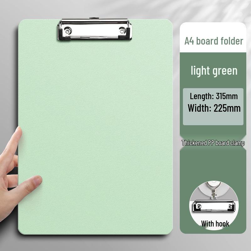 A4 Thickened Metal Clipboard with Strong Clip for Office, Students, and Meetings