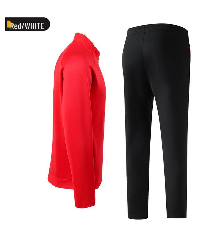 New Autumn Chinese Team Tracksuit with Printed Casual Sportswear