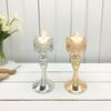 Nordic Iron Candlestick Holder Featuring Stable Base and Slim Waist for Wedding Dinner and Classic Home Ambiance