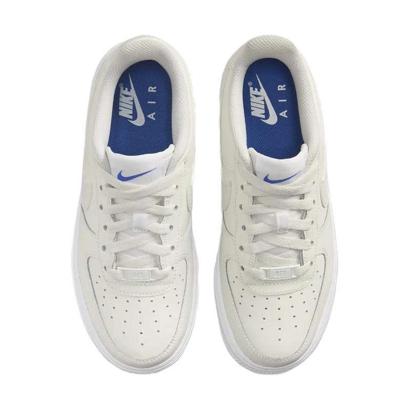 Nike Air Force 1 Anti Slip Wear Resistant Low Top Kids' Skateboarding Shoes White Sneakers FV7725-100