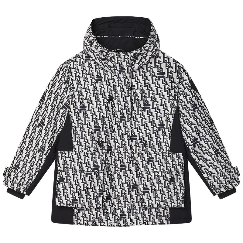

FILA Women s Mid-Length Hooded Down Jacket XL