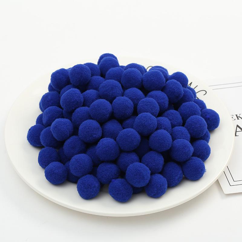 

1,5 см 60 шт. Высокоэластичные полиэстеровые помпоны для изготовления украшений и поделок своими руками