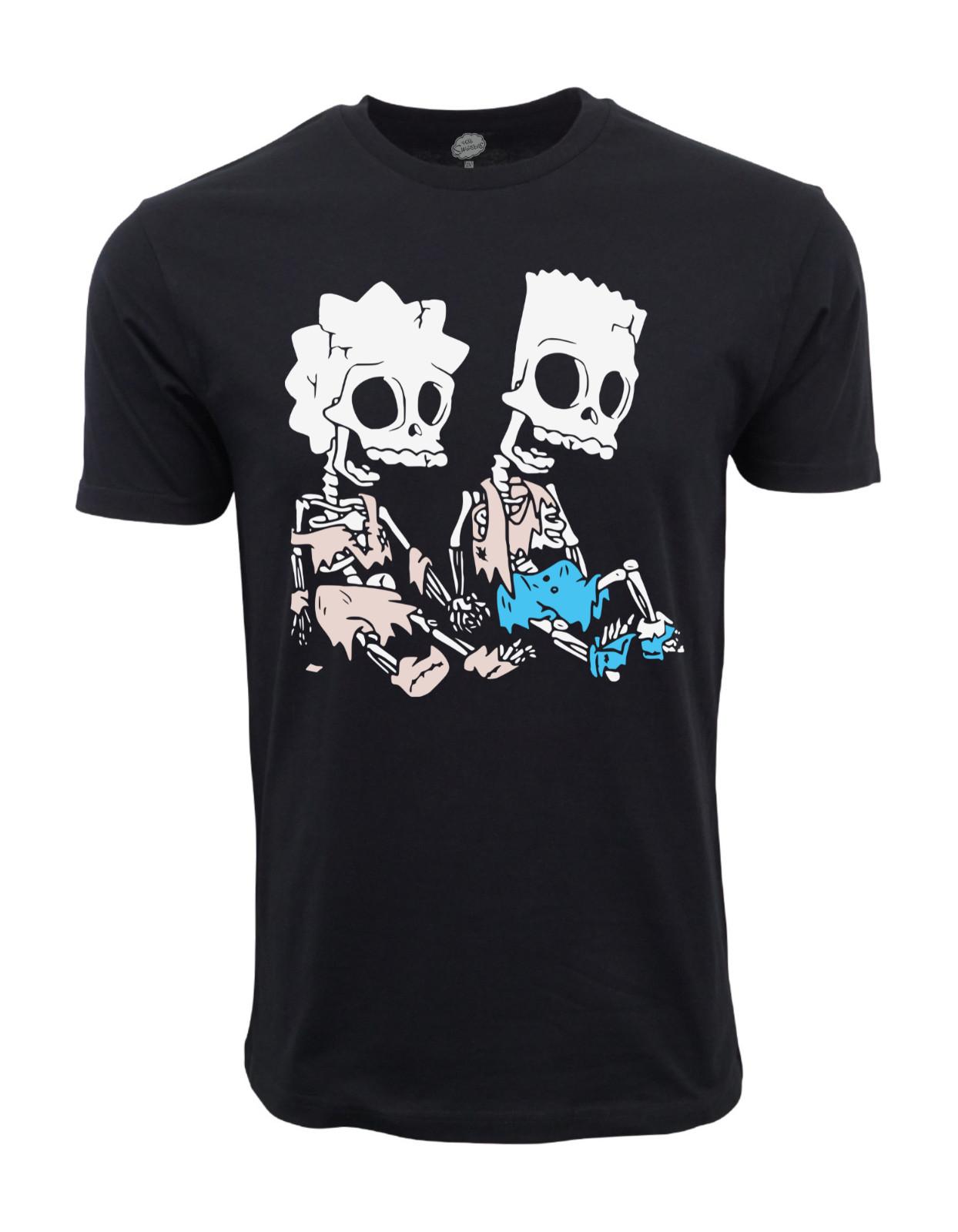 THE SIMPSONS SKULLY T SHIRT OFFICIAL ITEM XL