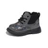 New Autumn Children's Shoes - Kids' Martin Boots, Mid/Little Children's Short Boots, Waterproof, Fashionable Patent Leather Boots for Boys and Girls
