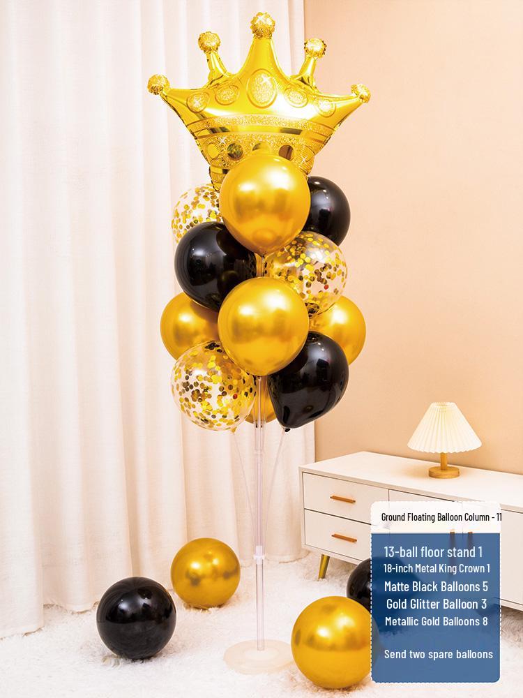 Luminous Floating Table Balloon Heart Decor for Birthday & Banquet