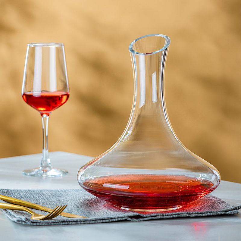 European Style Crystal Red Wine Decanter and Glass Set