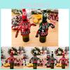 Cozy Christmas Sweater Wine Bottle Set Decorative Knit Table Atmosphere Decor
