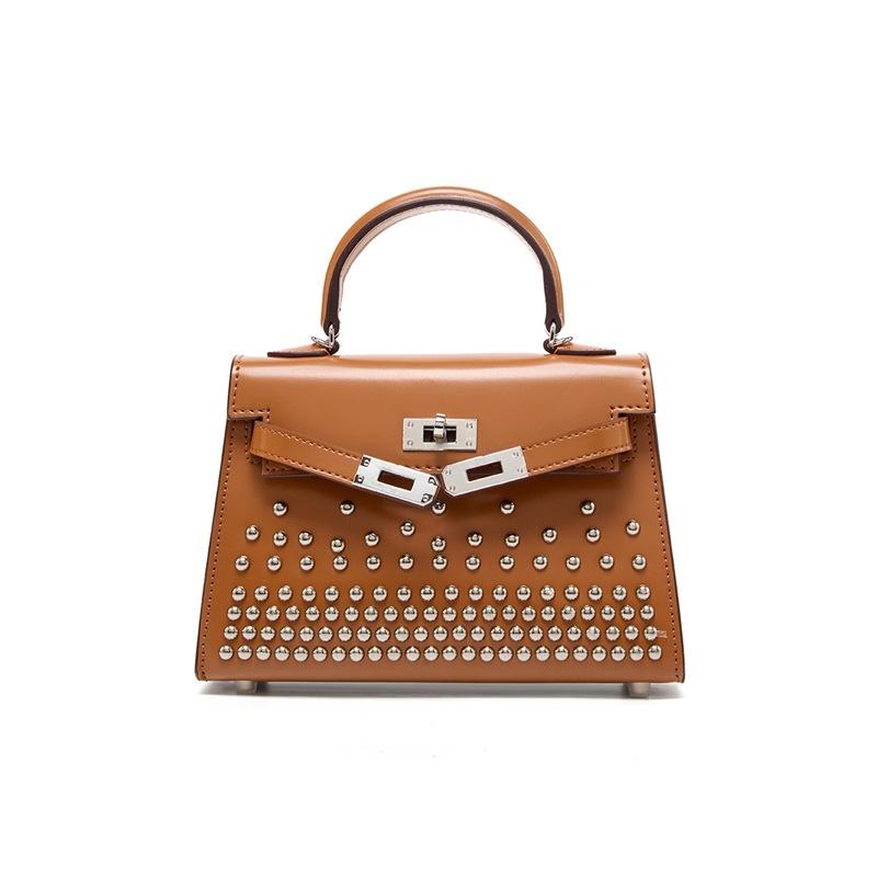 Mini design messenger bag women`s lock