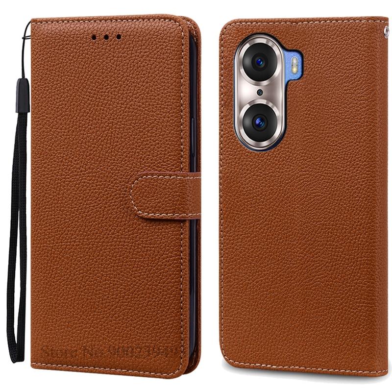 For Honor 60 Pro Case Honor 60 Case Silicone Soft Leather Flip Case For Honor 60 Pro Wallet Cover Phone Fundas Coque