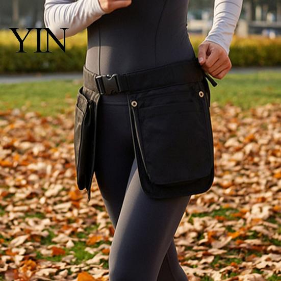 Lightweight Waist Bag Multi-function Belt Apron for Outdoor, Large Capacity Multi-Pocket Adjustable Waistband Pouch, Fanny Pack Women and Men Running