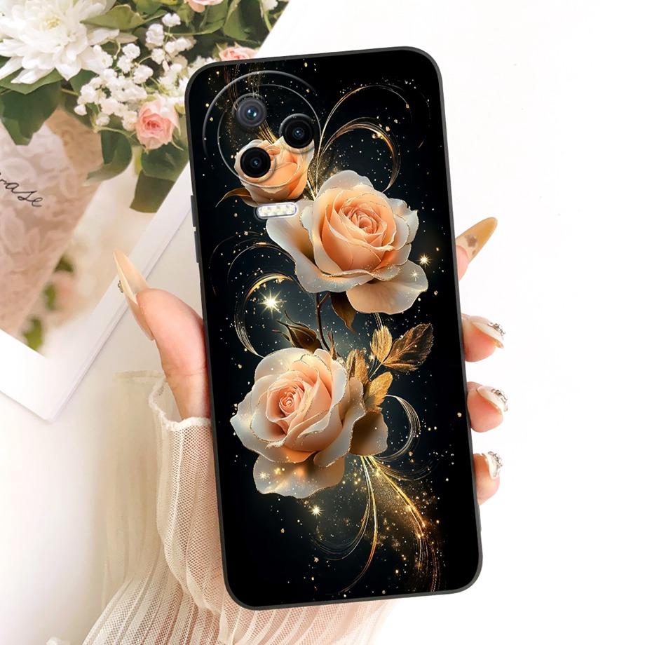 Fashion Painting Phone Case For Infinix Note 12 Pro 12 G96 12i Note12 2023 VIP Funda Soft Silicone Bow Pattern Cartoon Cat Cover