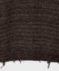 Bellie Scarf Crewneck Sweater - Melange Brown