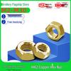 Copper Hex Cap Nut, Sizes: M2 to M30