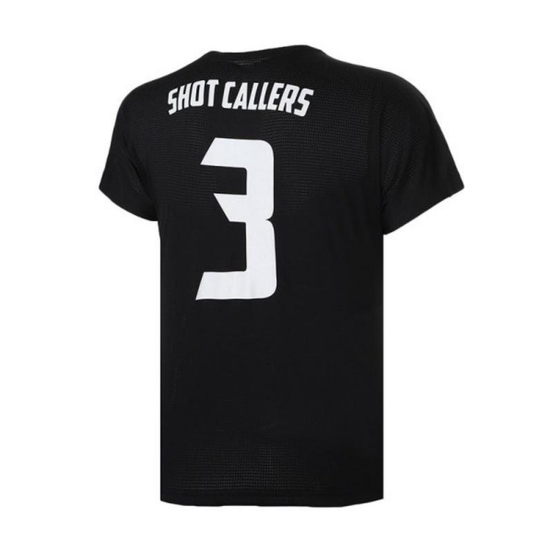 adidas Neo T-Shirts Herren Schwarz Rundhals Mäßig Gerader Schnitt CV6935
