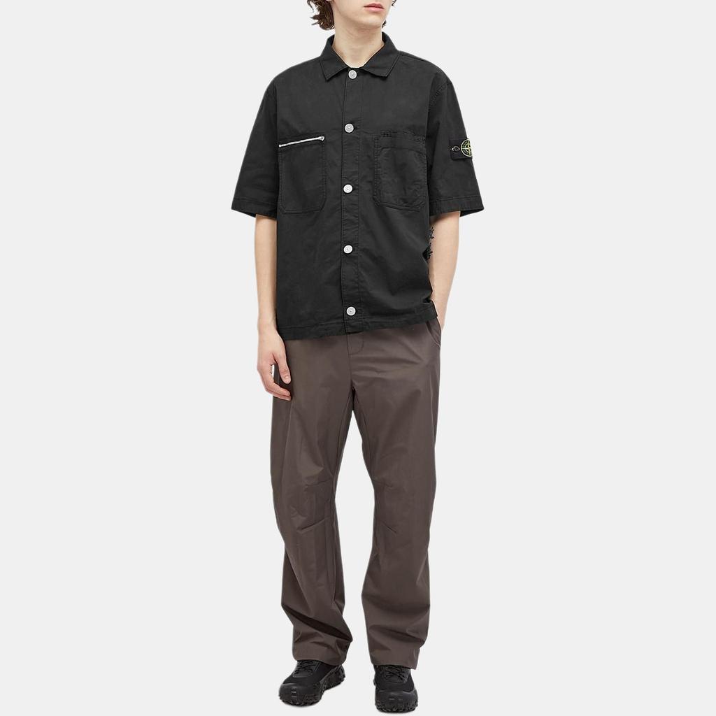 STONE ISLAND Logo Patch Short Sleeved Shirt 811512410-V0029