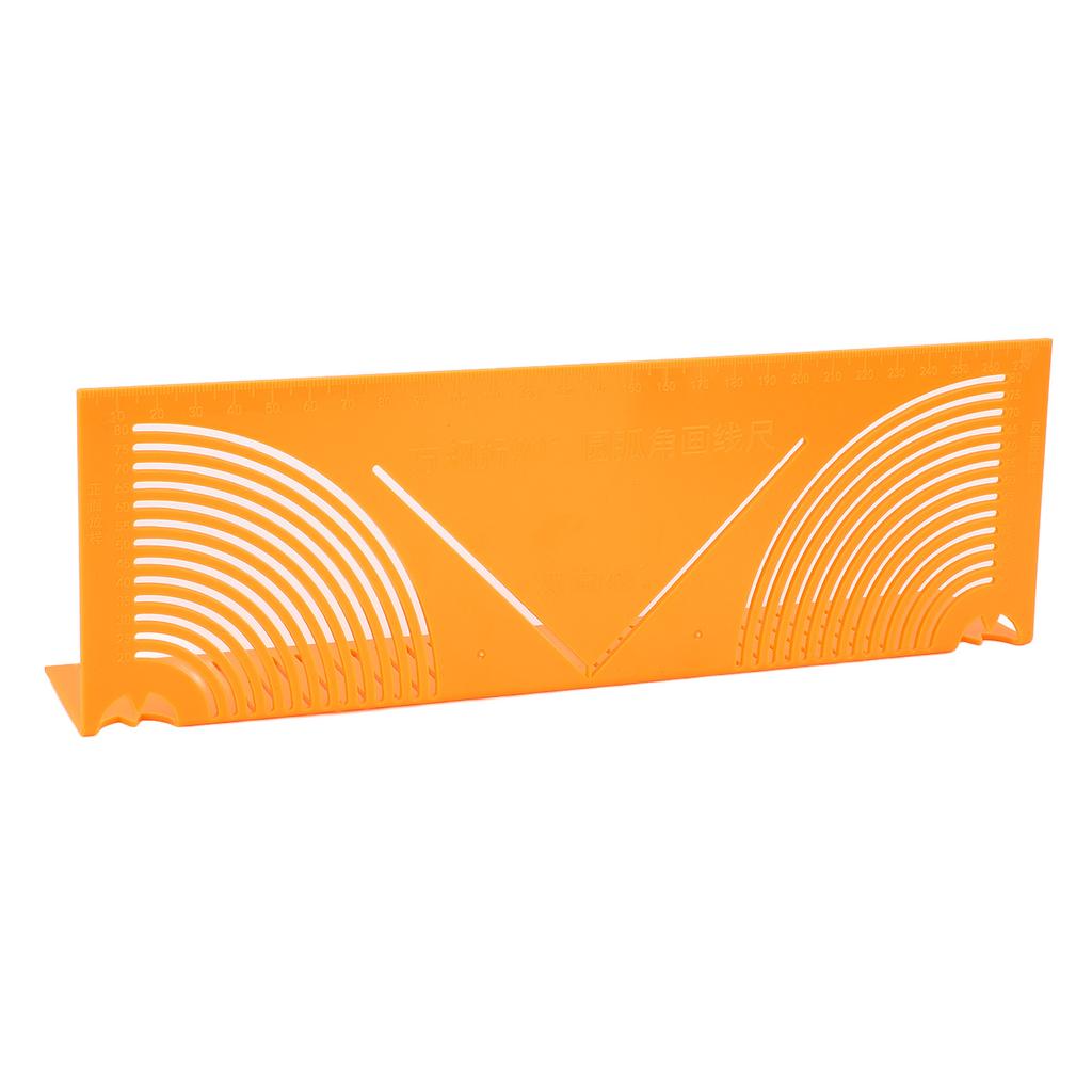 Winkel- und Bogenmarkierungswerkzeug Multifunktionaler Linearer Bogenanreißer Parallellinien-Zeichenwerkzeug für Metall