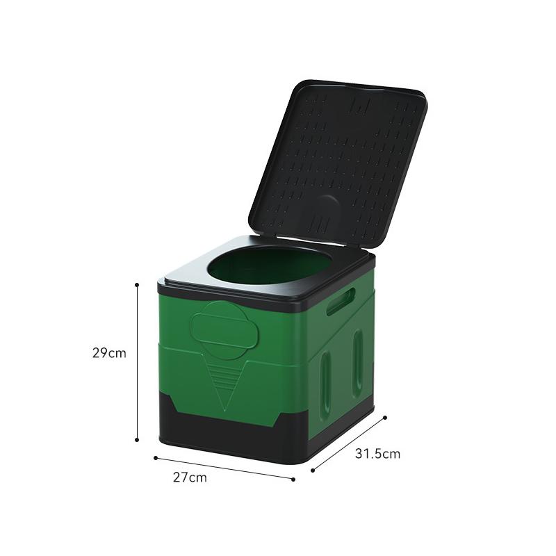 Camping Travel Folding Toilet Portable,Anti-Odor Storage Box,Car Toilet Reusable Toilet for Adults Kids,Emergency Toilet